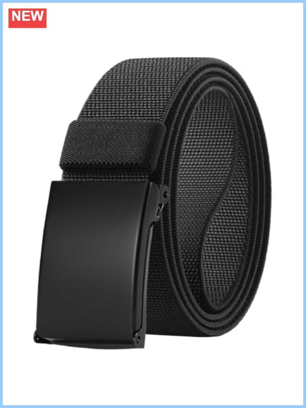 Canvas Web Belt Stretch Flexibility Elastic Cut-to-Fit Adjustable